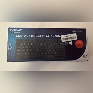 Compact Wireless RF Keyboard